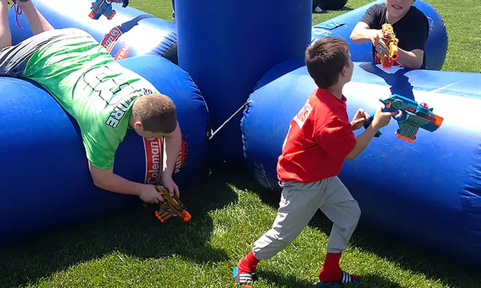 90-Minute Laser-Tag Party or 60-Minute Nerf Foam Ball Party On-Location from Gaming to You! (Up to 51% Off) - Primary Image