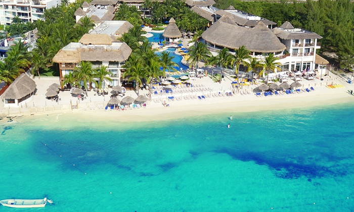 3-, 4-, or 6-Night All-Inclusive Reef Coco Beach Stay with Nonstop Air ...