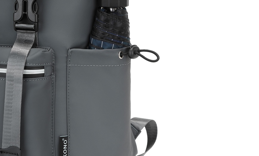 Image 10: Backpack with USB Charging and Dedicated Laptop Sleeve