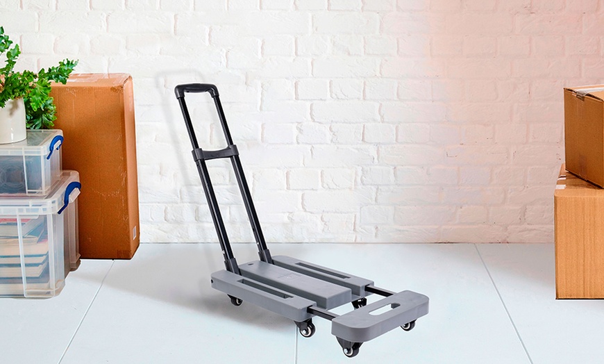 Up To Off Neo Folding Sack Trolley Kg Capacity With Extendable Handle Groupon