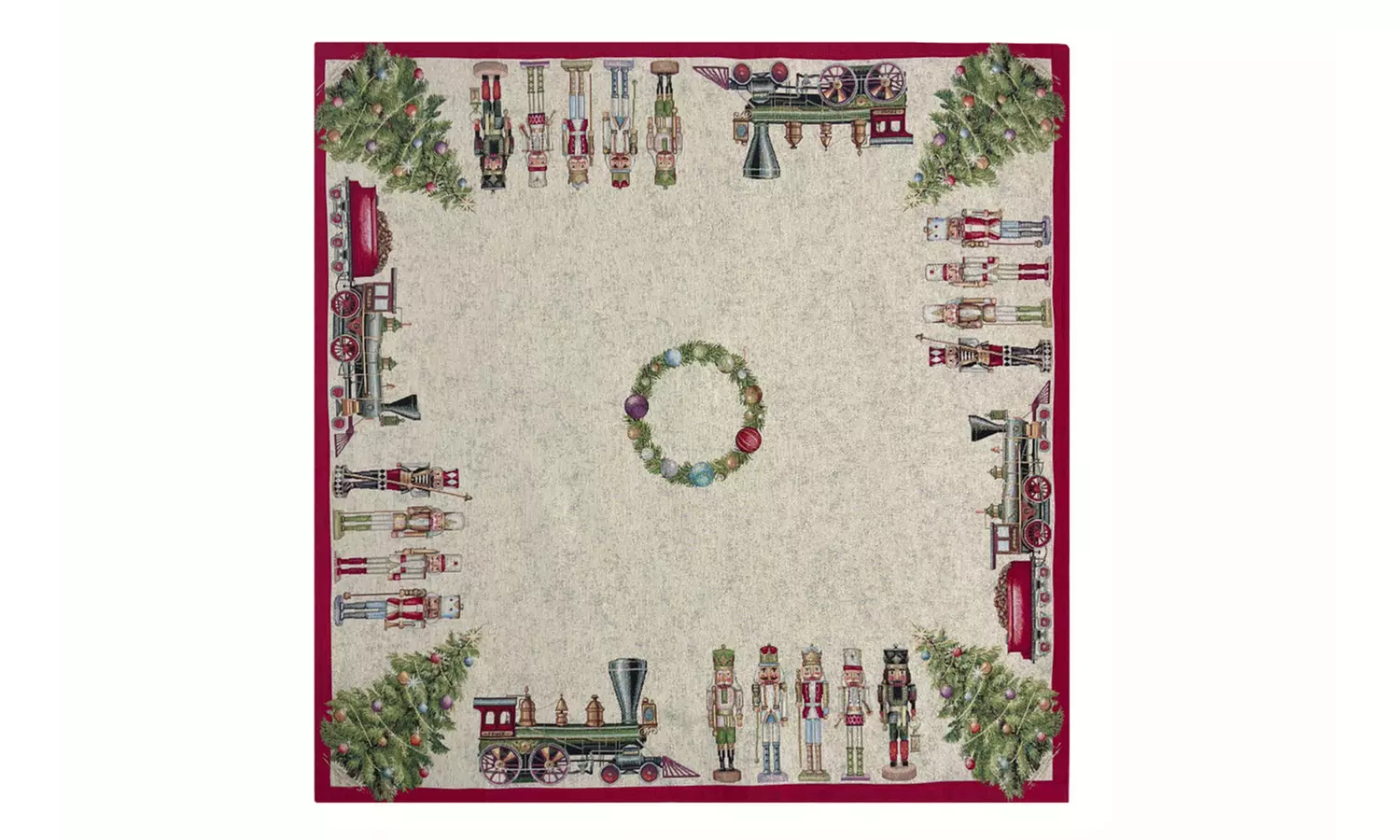 Centrotavola Natalizio in tessuto gobelin