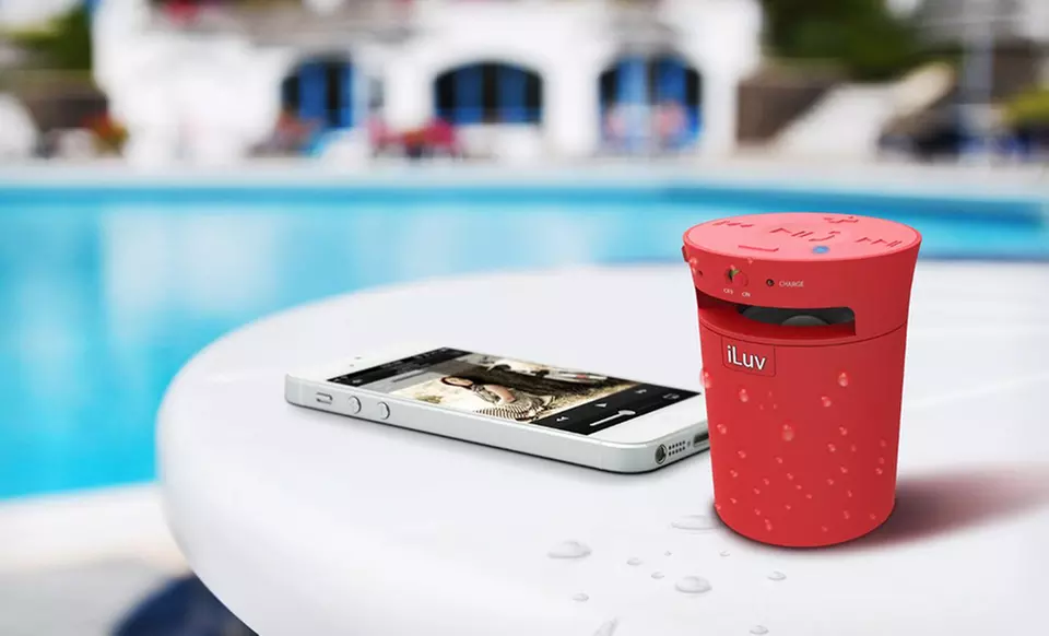 iLuv Mobicup Splash-Proof Bluetooth Speaker with Mic and Controls - Primary Image