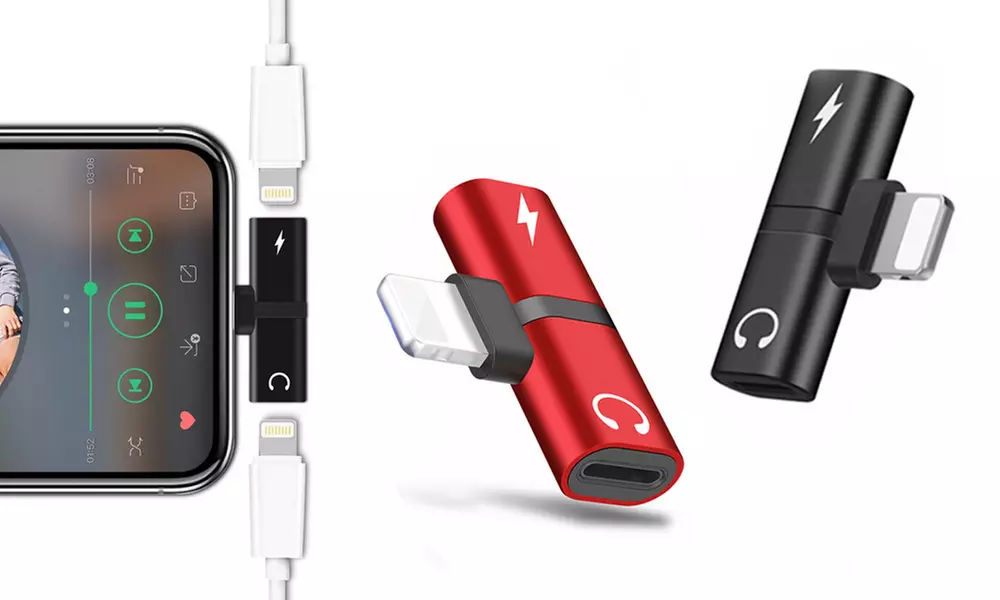 1 ou 2 adaptateurs doubles pour Lightning®, coloris au choix - Primary Image