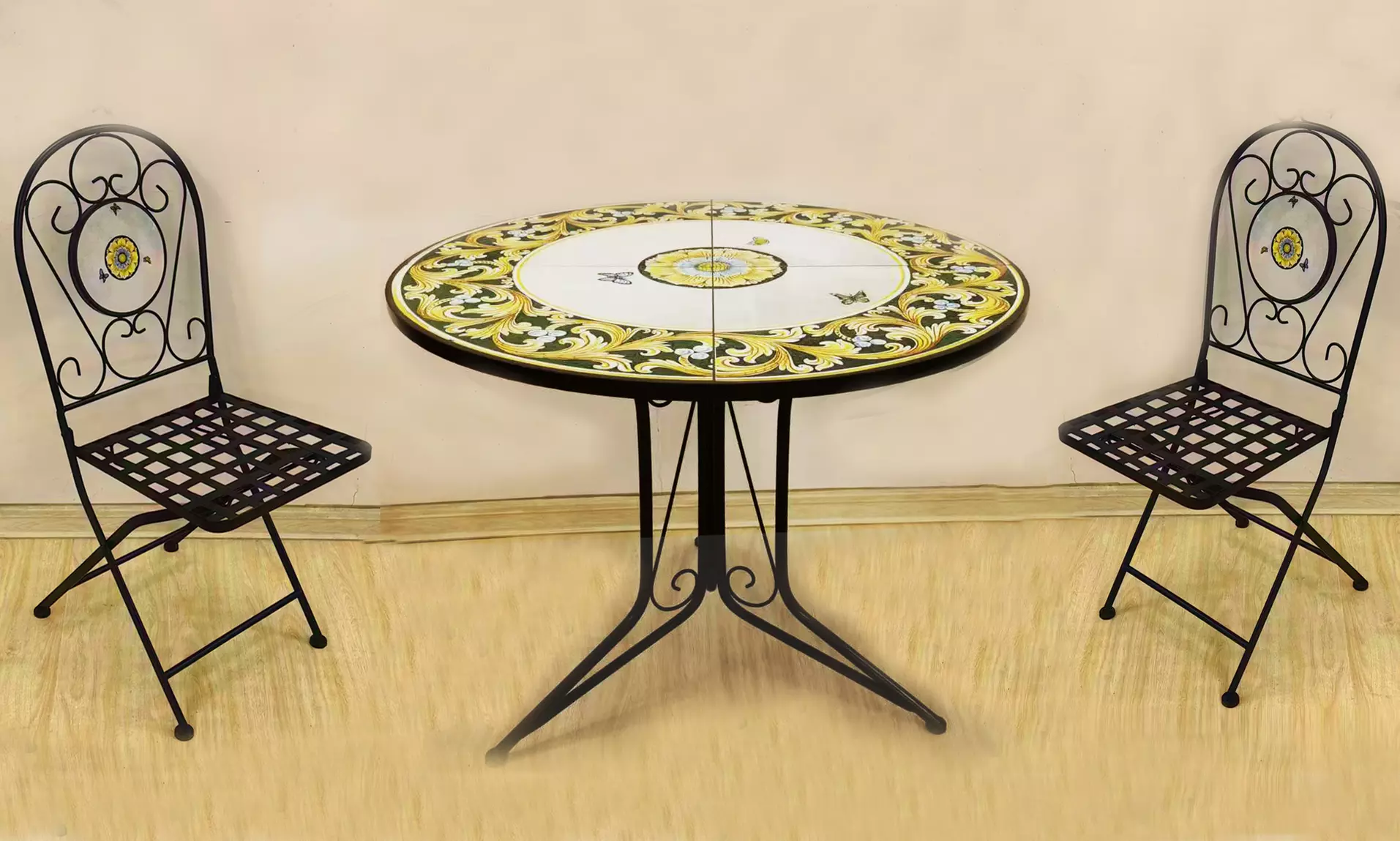 Set con tavolino e sedie da esterno BuyBuy