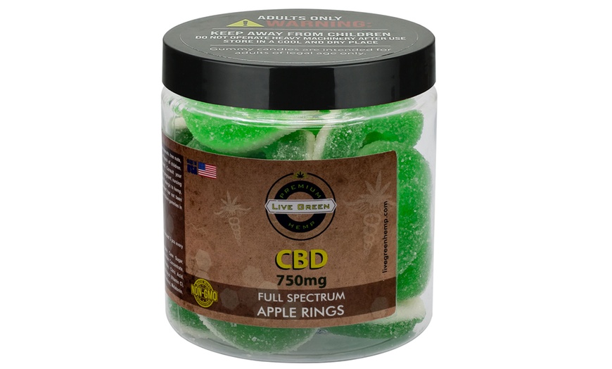 Live Green Hemp Full Spectrum CBD Gummies (750mg) | Groupon