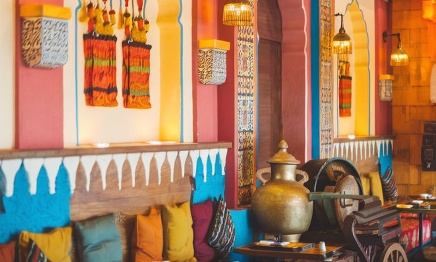 Image 1: Delicious Two-Course Indian Dinner for Two with Glass of Wine