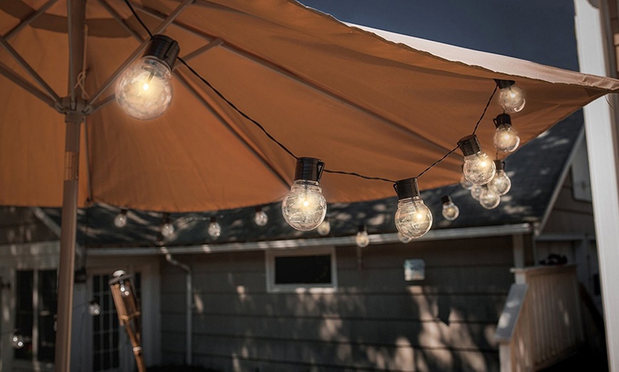 Image 7: Solar-Powered String Light Bulbs
