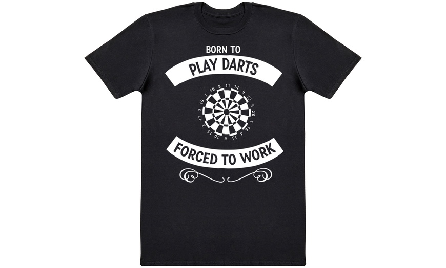 Image 10: Men's Black Born To Play T-Shirt