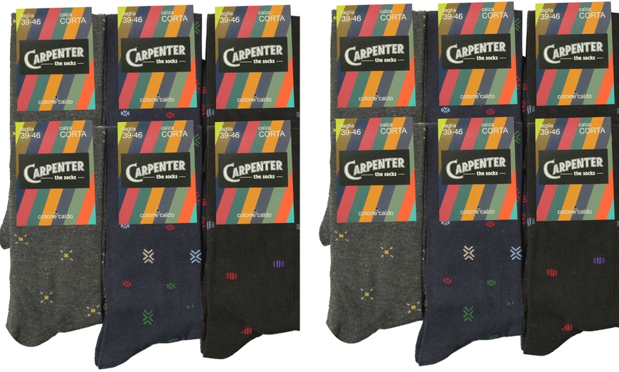Image 18: Carpenter 6er- oder 12-Pack kurze oder lange Herren-Socken