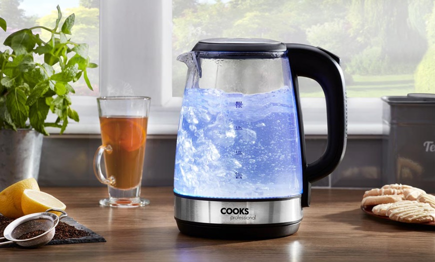 Image 1: Cooks Professional Glass Kettle
