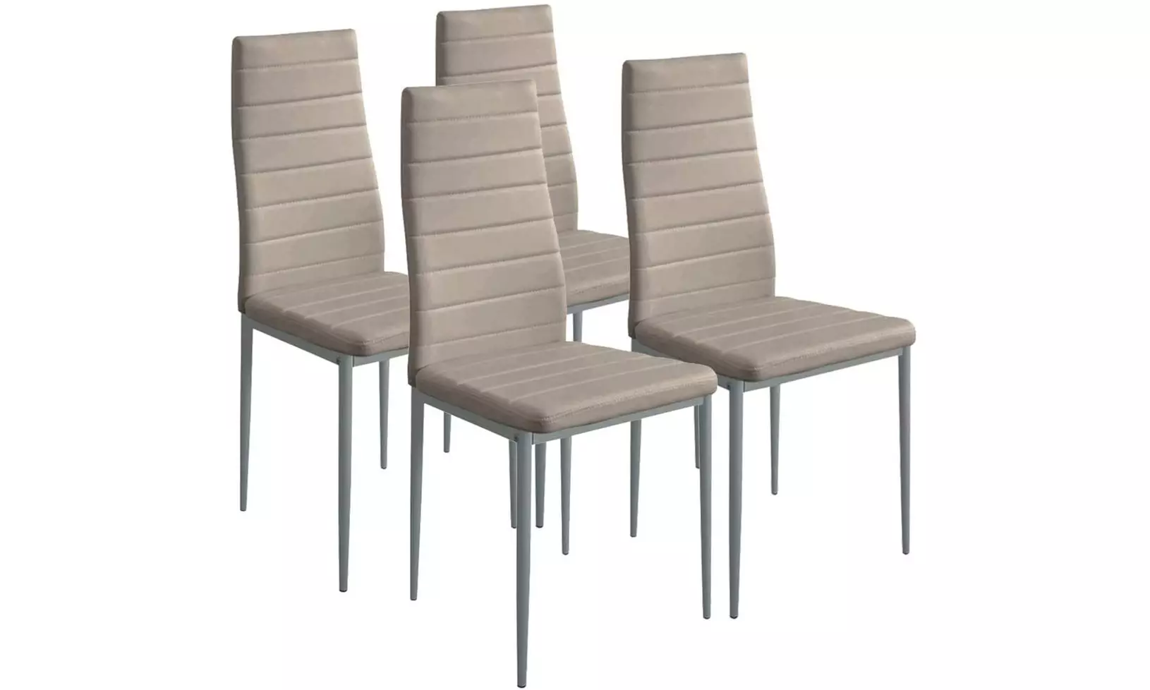 Set di 4 sedie in 5 colori Bakaji