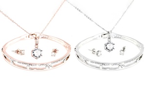  One or Two Capella Jewellery Sets Made with Crystals from Swarovski® 