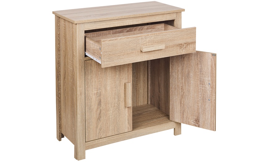 Image 6: Wood Veneer Bedside Cabinets