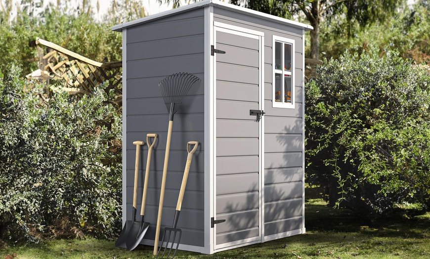 Image 4: Lockable Easy Build Garden Shed