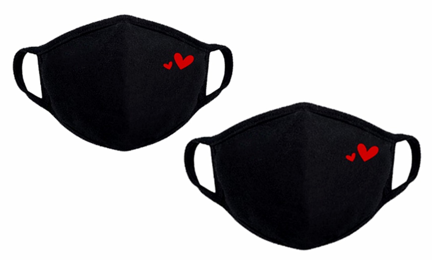 Image 5: Heart Design Face Mask