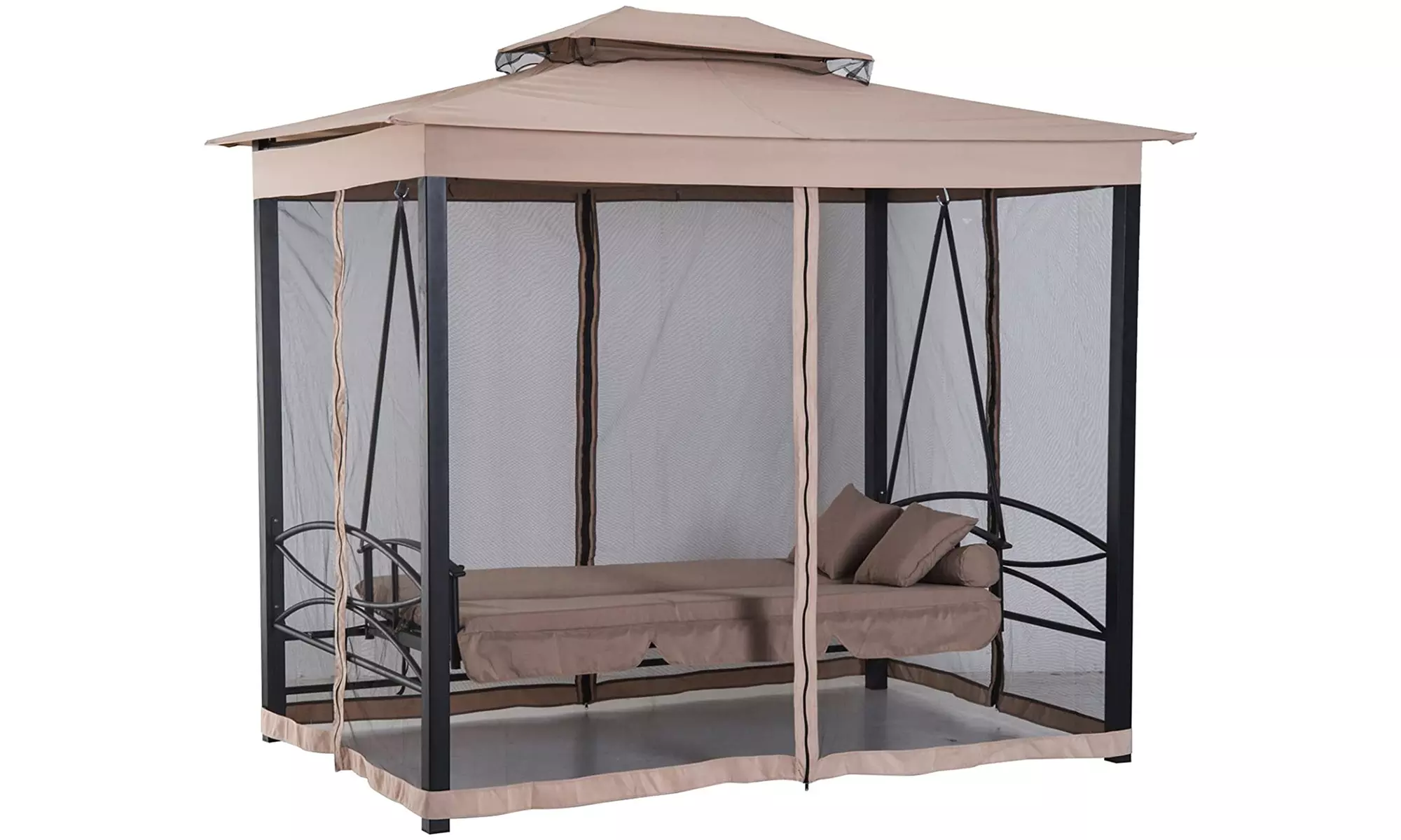 Outsunny Three Seater Swing Chair