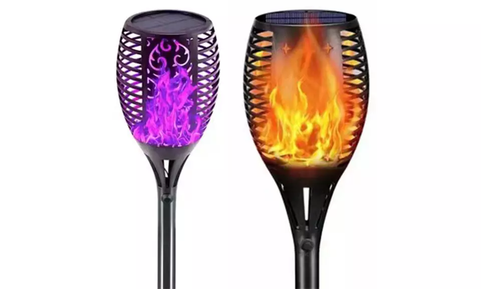 1, 2 ou 4 lampes torches solaires