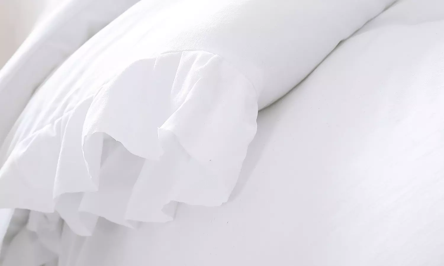 Microfiber Soft-Washed Ruffle Comforter Set (5- or 6-Piece) - Second Medium