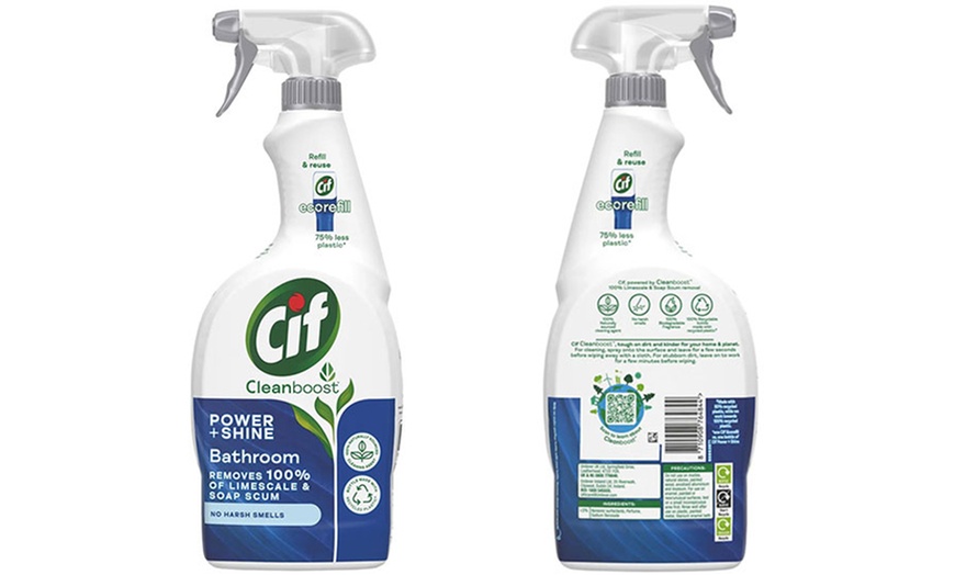 Image 5: CIF Cleanboost Bathroom Spray Removes Limescale 700ml