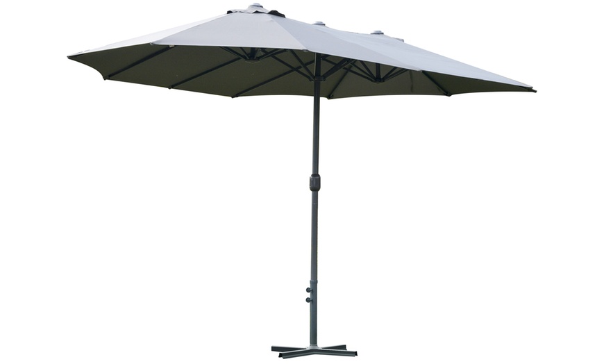 Image 2: Outsunny 4.6m Parasol