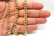 5MM Cuban Chain in Italian 18K Gold Plated Sterling Silver - Second Medium