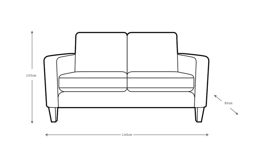 Image 5: Three- and Two-Seater Sofa Set