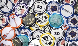 30 Personalised Poker Chips