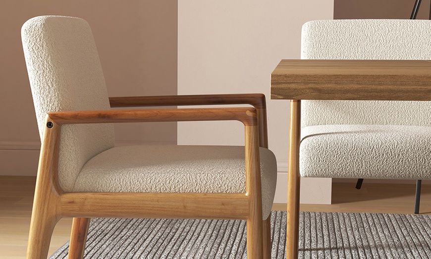 Image 3: Set di 2 poltrone in legno massello Doosense