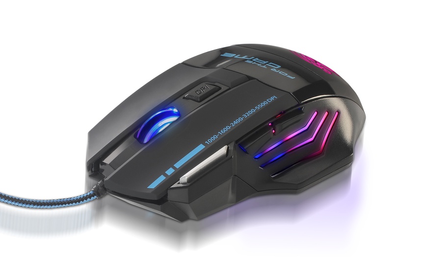 Image 2: Ratón gaming Lazer Dragon