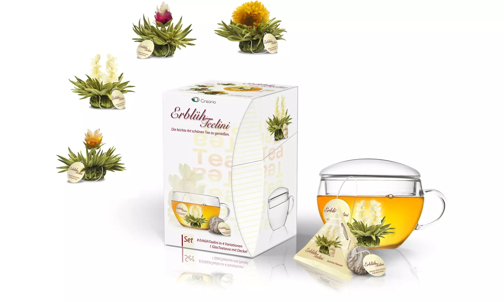 Creano Teeblüten-Geschenkbox (bis zu 2,75€/Stk)