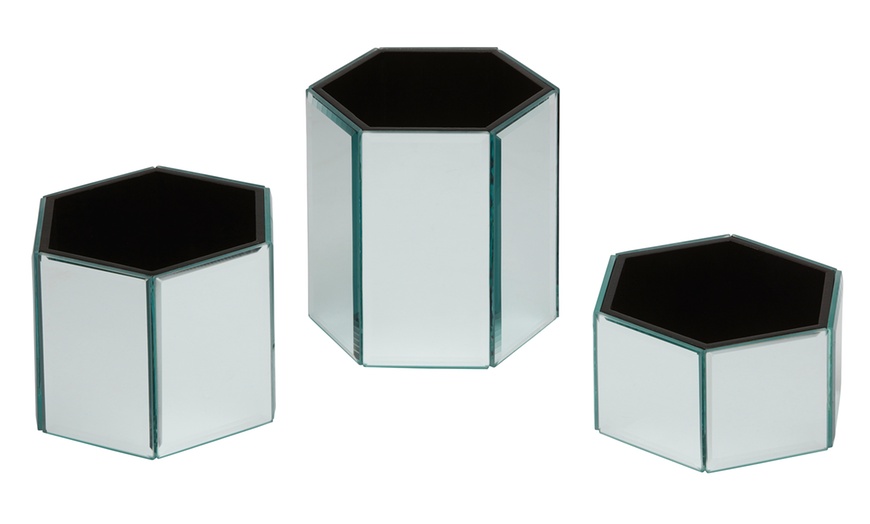 Image 3: Glass Cosmetic Pot Set