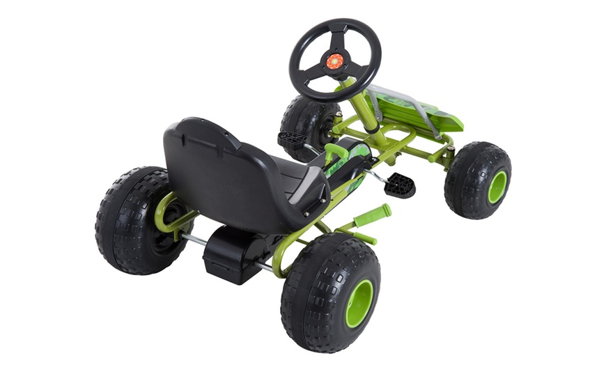 Image 19: HomCom Kids Go Kart Riding Toys