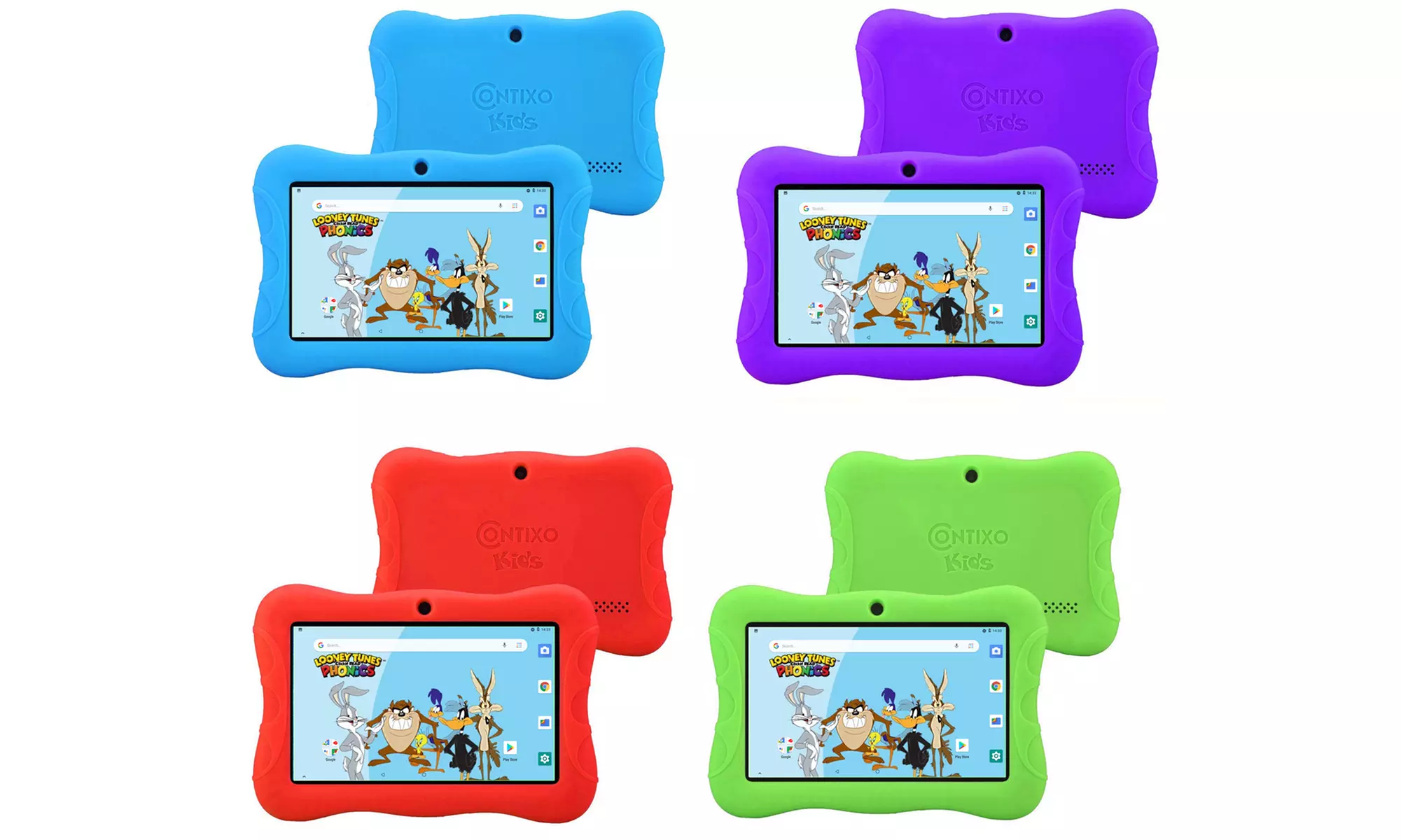 Contixo 7" V8-3 Kids Tablet 16GB Storage Android 8.1 w/ Kid-Proof Case - Primary Image