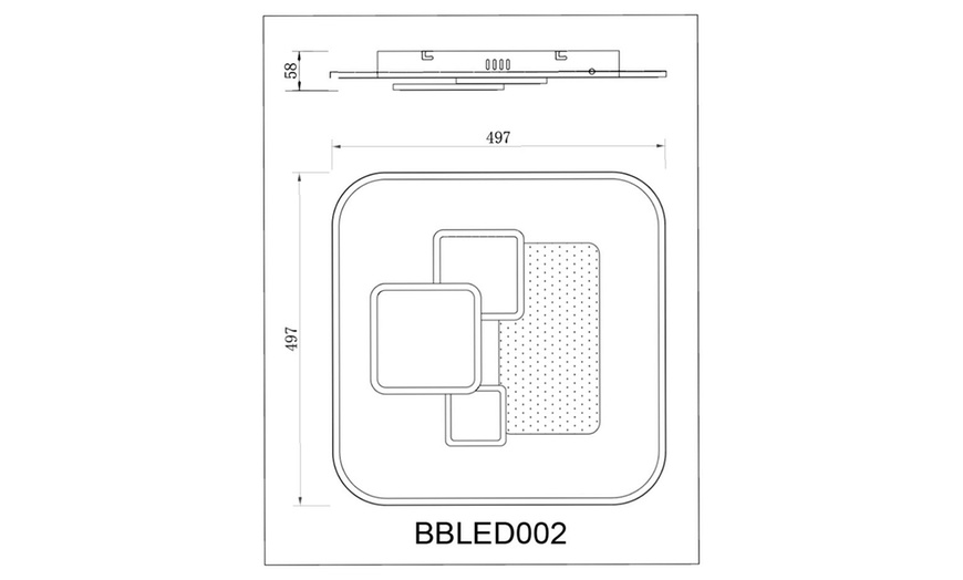 Image 61: Lampadari e plafoniere LED