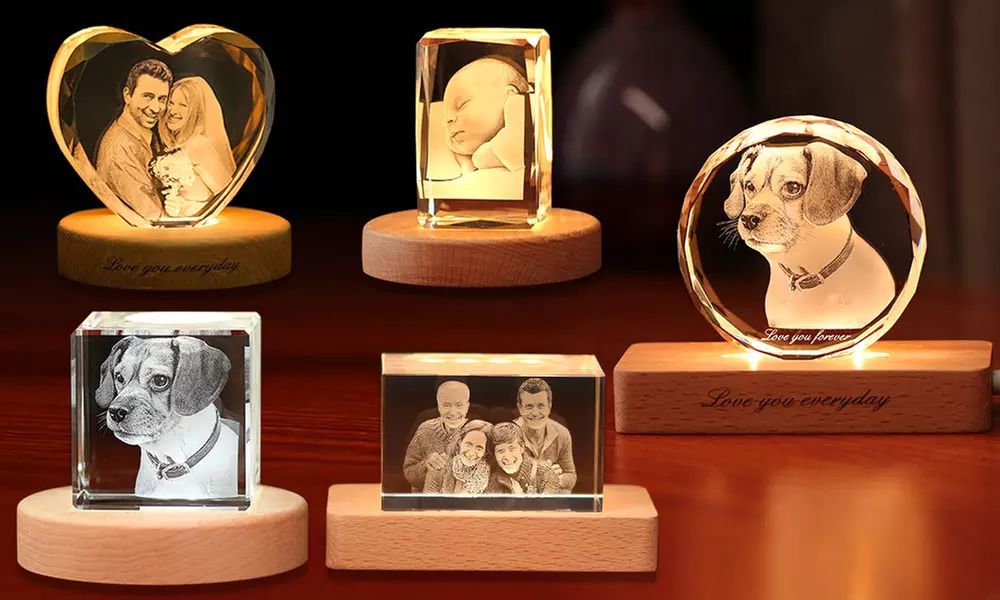 Cube laser 3D personnalisable avec Justyling