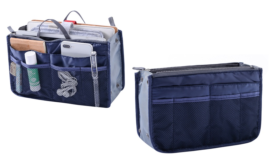 Image 4: 1 o 2 organizadores para bolso con múltiples compartimentos