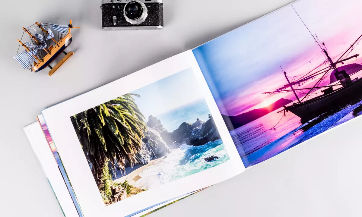 1 ou 2 livres photos A3 personnalisables de 28, 40, 60 ou 80 pages avec Colorland - Second Medium