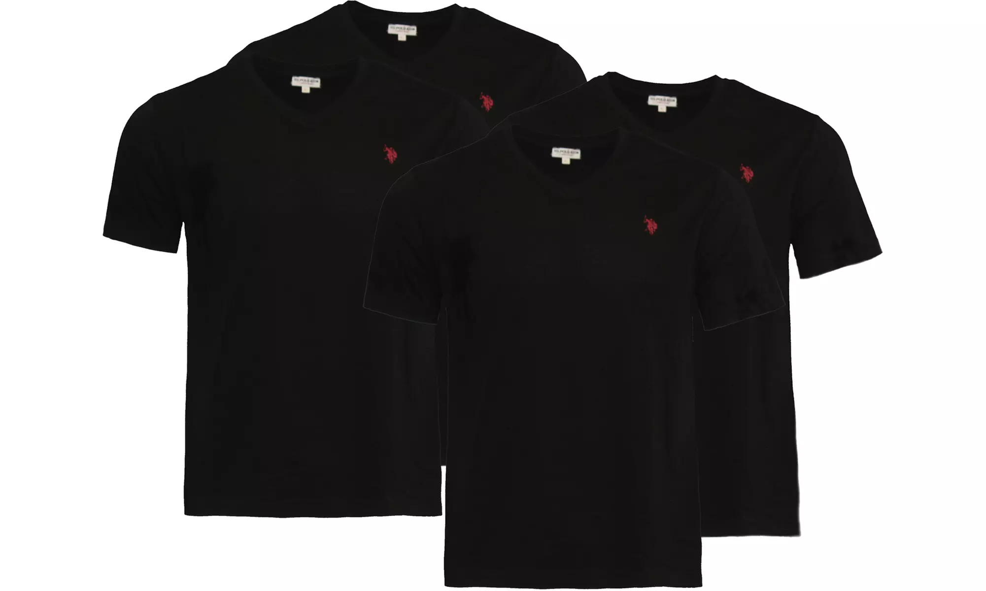 Lot de 2 ou 4 t-shirts US Polo ASSN à col en V
