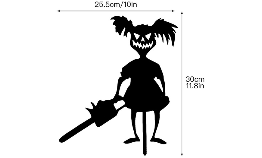 Image 11: Halloween Little Sinister Garden Pile Silhouette