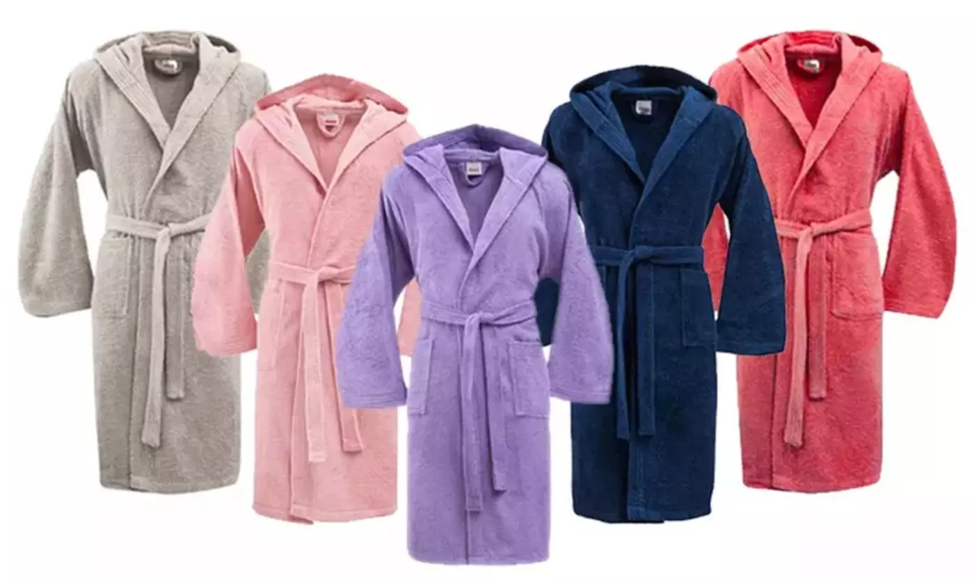 Accappatoio in cotone Vivian Bassetti, con cappuccio e disponibile in vari colori e taglie, consegna gratuita - Primary Image