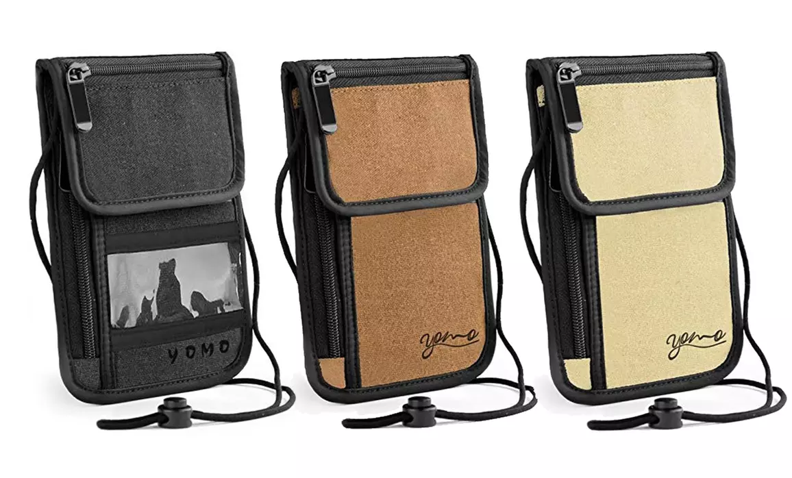 YOMO Classic Travel Neck Wallet and Passport Holder - Primary Image