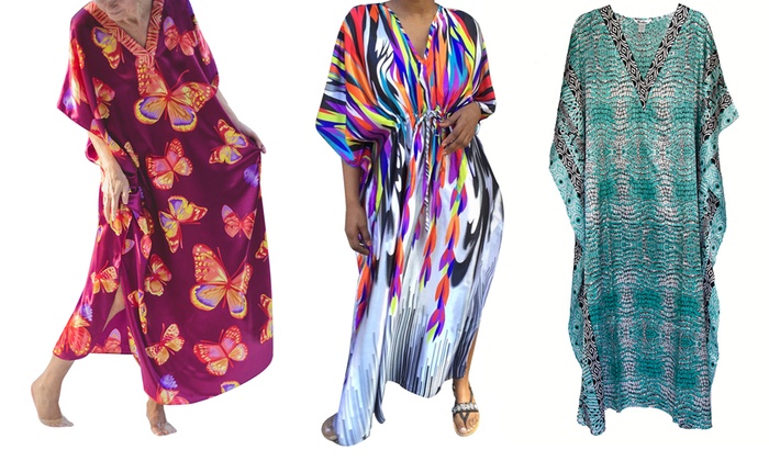 satin caftans