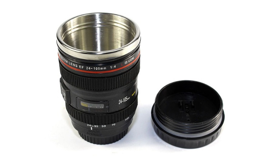 Image 3: Camera Lens Coffee Mug