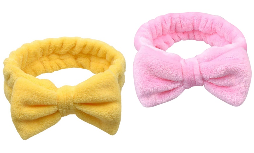 Image 15: Bow Plush Headband