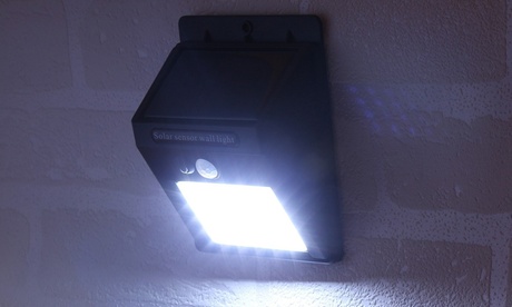 1, 2, ou 4 lampes de sécurité solaires, ultra-lumineuses à LED