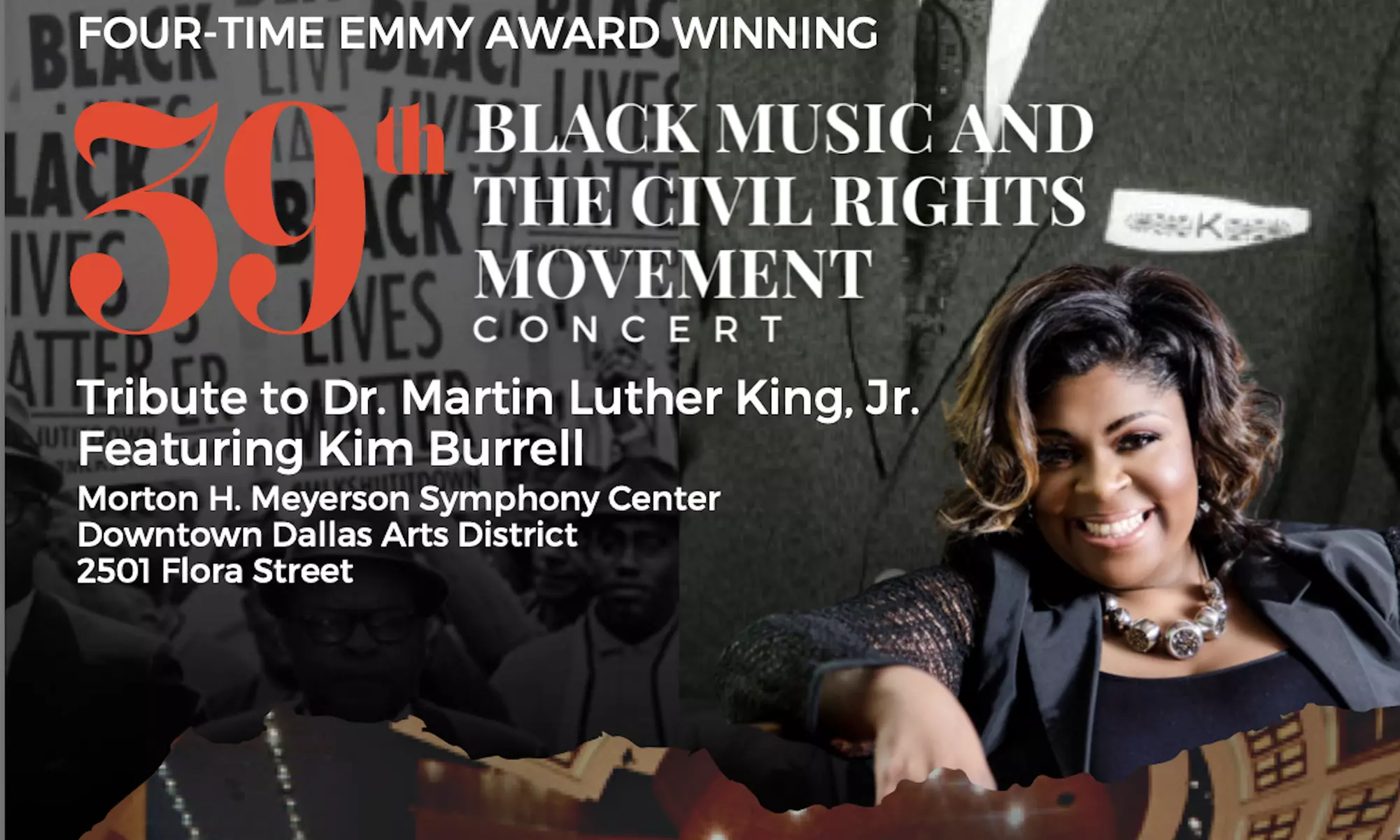 39th Annual MLK Concert featuring Kim Burrell on January 16 at 7:30 p.m. - Primary Image