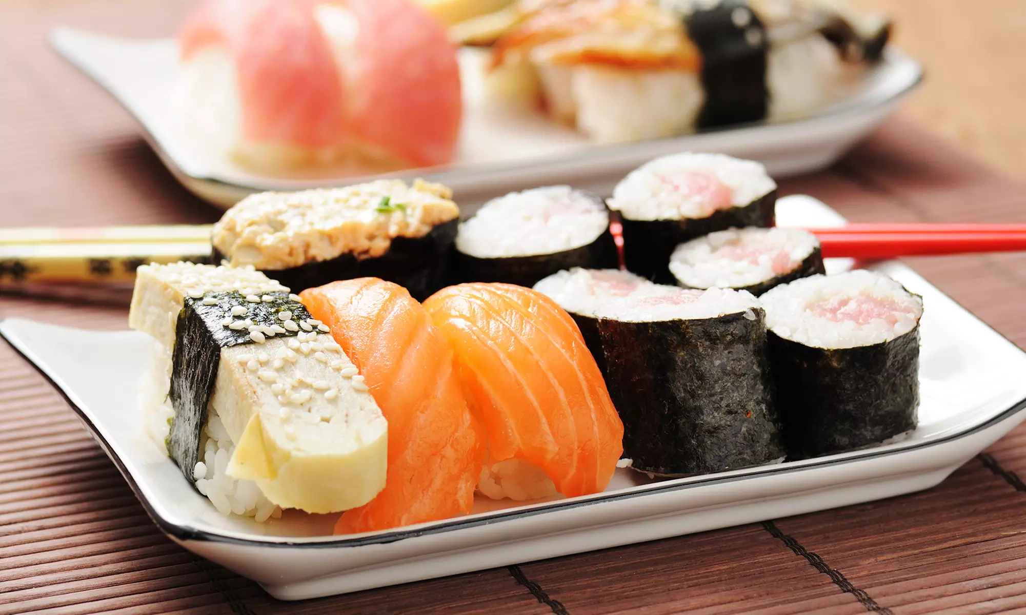 Four-Course Sushi Dinner for Two or Four with Cocktails at Sakura Sushi and Steakhouse (37% Off) - Primary Image