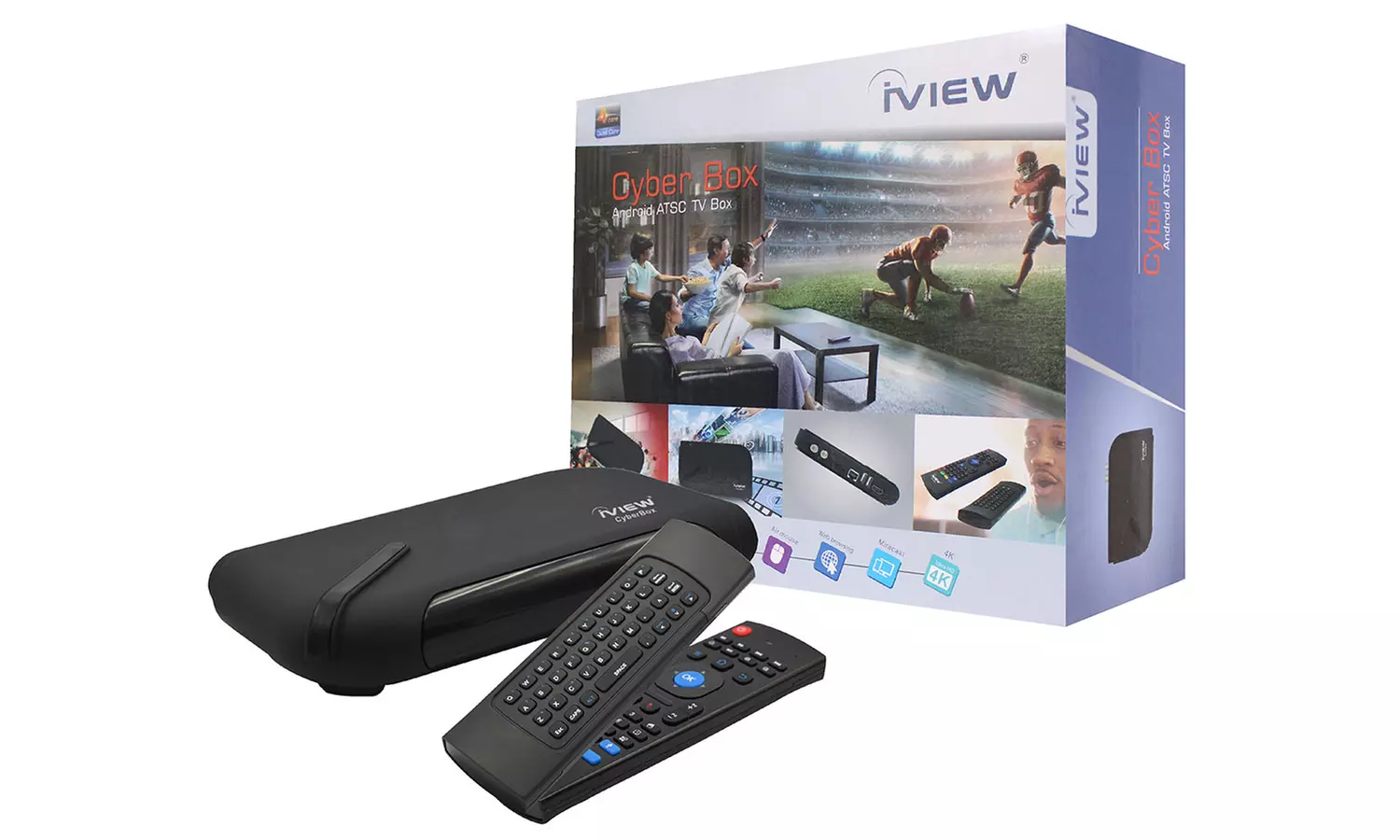 iView CyberBox 4K UHD Android TV Box - Primary Image