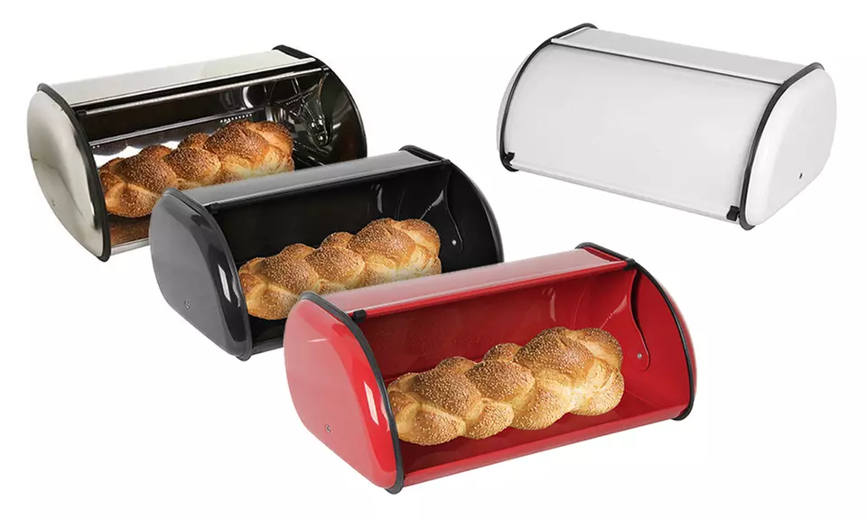 Home Basics Stainless Steel Bread Box - Primary Image