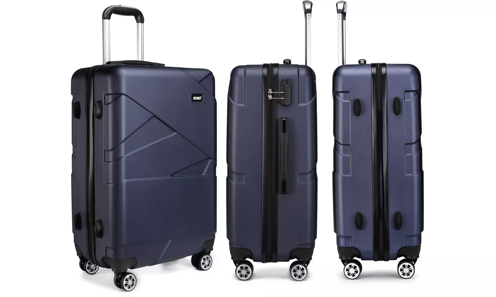 1x oder 3x Einzel- oder dreiteiliges Hartschalenkoffer-Set